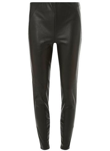 Dorothy Perkins Black Pu Pull On Leggings