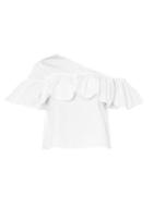Dorothy Perkins *noisy May White Off The Shoulder Shirt