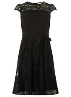 Dorothy Perkins *billie & Blossom Petite Black Lace Skater Dress