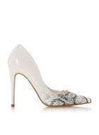 *head Over Heels By Dune Natural Aimees High Heel Court Shoes