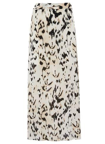 Dorothy Perkins Animal Print Woven Maxi Skirt
