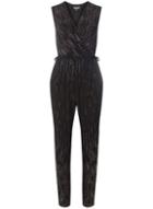 Dorothy Perkins *billie & Blossom Black Glitter Jumpsuit