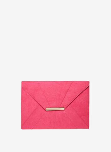 Dorothy Perkins Pink Envelope Clutch Bag