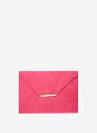Dorothy Perkins Pink Envelope Clutch Bag