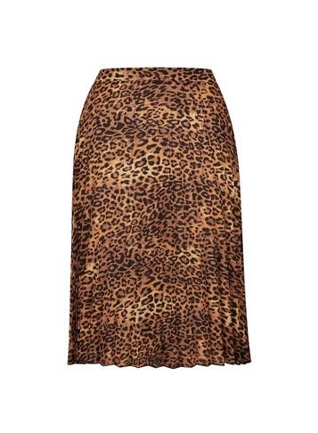 Dorothy Perkins *dp Curve Multi Colour Animal Print Pleated Skirt