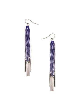 Dorothy Perkins Navy Chain Earrings