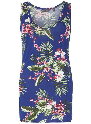 Dorothy Perkins *tall Cobalt Tropical Vest