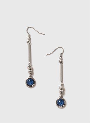 Dorothy Perkins Bar And Stone Drop Earrings