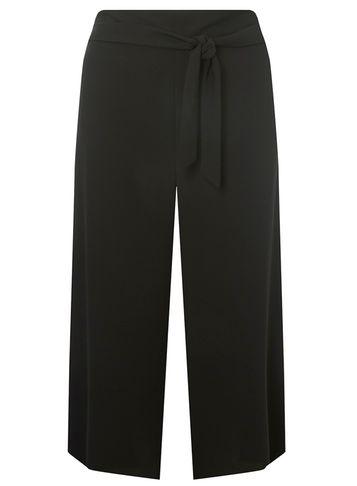 Dorothy Perkins *dp Curve Black Tie Culotte Trousers