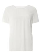 Dorothy Perkins *vila White Short Sleeve Lace T-shirt