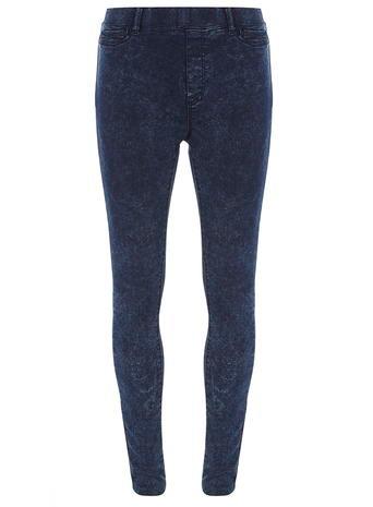 Dorothy Perkins Blue Black Acid Eden Jeggings