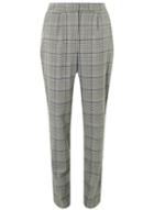 Dorothy Perkins *tall Check Cobalt Grey Trousers