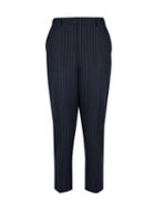 Dorothy Perkins Petite Navy Pinstripe Trousers