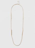 Dorothy Perkins Gold Multirow Necklace