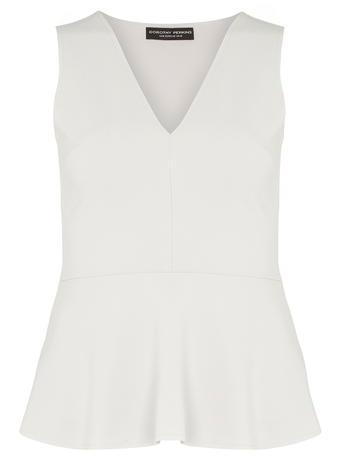 Dorothy Perkins Grey Peplum Top