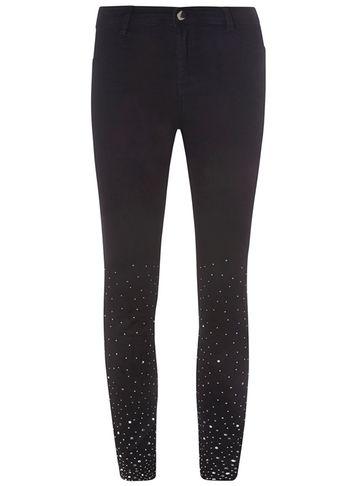 Dorothy Perkins Black Gem Scatter Frankie Jeans