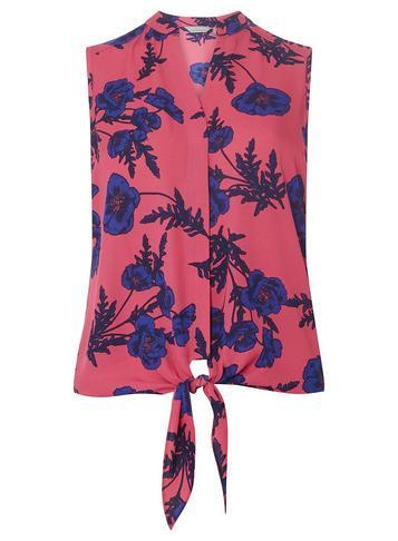 Dorothy Perkins Petite Pink And Cobalt Shirt