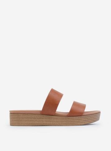 Dorothy Perkins Tan Rosalie Mules