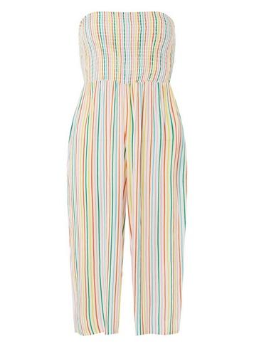 Dorothy Perkins *dp Beach Multi Striped Bandeau Jumpsuit