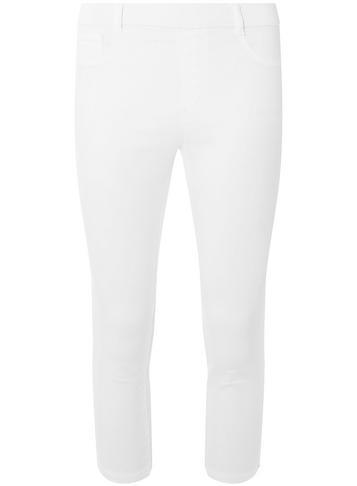 Dorothy Perkins White Eden Super Soft Cropped Jeggings