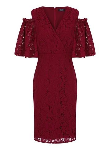 Girls On Film *girls On Film Burgundy Bodycon Dress