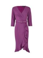 *showcase Purple Sleeve Romy Bodycon Dress