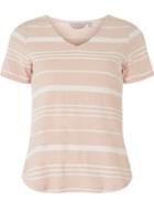 Dorothy Perkins Petite Blush Striped T-shirt