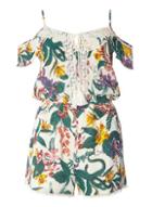 Dorothy Perkins Ivory Tropical Lace Playsuit
