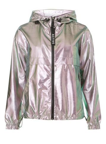 *only Silver Hooded Parka Coat