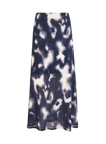 Dorothy Perkins Navy Tie Dye Mesh Skirt