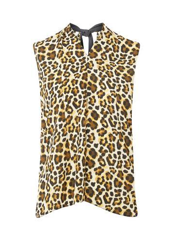 Dorothy Perkins Animal Print Tie Back Top