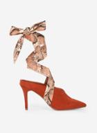 Dorothy Perkins Rust Estelle Court Shoes