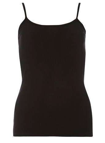 Dorothy Perkins Black Rib Cami