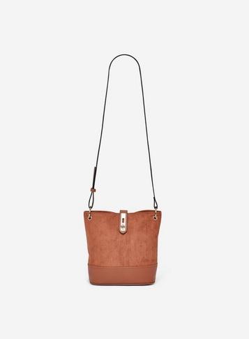 Dorothy Perkins Tan Bucket Cross Body Bag