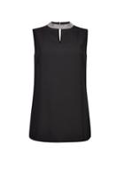 Dorothy Perkins *tall Black V-neck Embellished Top