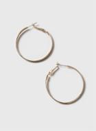 Dorothy Perkins Smooth Gold Hoop Earrings