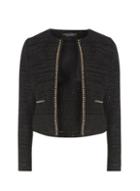 Dorothy Perkins Black Boucle Chain Jacket