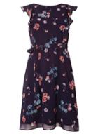 Dorothy Perkins *billie & Blossom Petite Navy Floral Dress