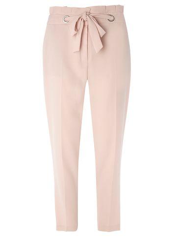 Dorothy Perkins Blush Eyelet Tie Soft Trousers