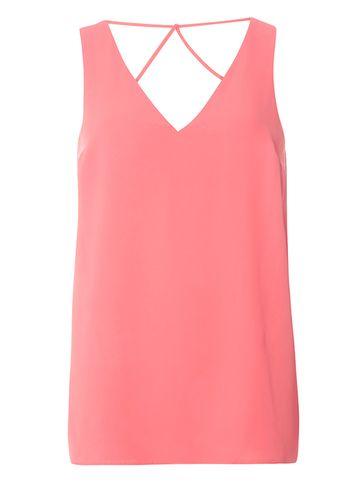 Dorothy Perkins Pink Cross Back Built Up Top