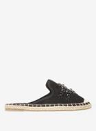 Dorothy Perkins Black Chile Jewel Mule Sandals