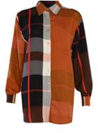 Dorothy Perkins *alice & You Long Sleeve Peach Printed Shirt