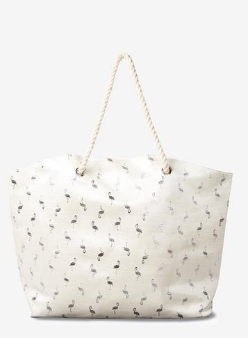 Dorothy Perkins *southbeach Neutral Flamingo Shopper Bag