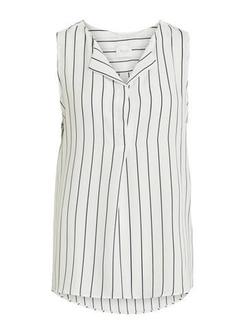 *vila White Sleeveless Top