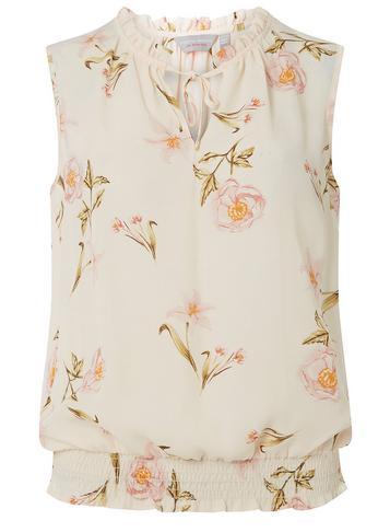 Dorothy Perkins Petite Blush Lily Print Sleeveless Top