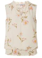 Dorothy Perkins Petite Blush Lily Print Sleeveless Top
