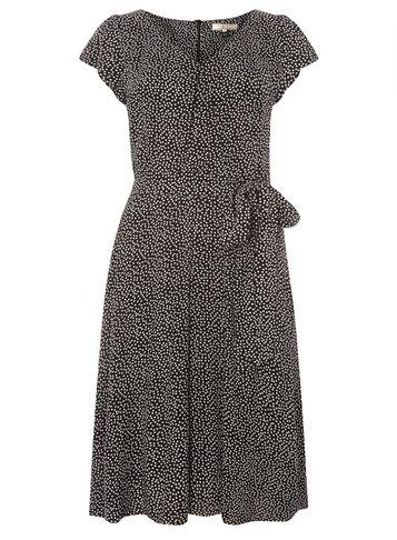 Dorothy Perkins *billie & Blossom Tall Black Spot Print Dress