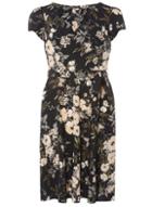 Dorothy Perkins *billie & Blossom Black Butterfly Floral Dress