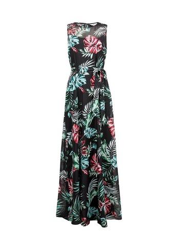 *billie & Blossom Tall Black Floral Print Maxi Dress