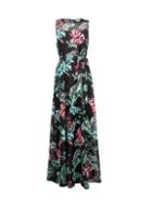 *billie & Blossom Tall Black Floral Print Maxi Dress